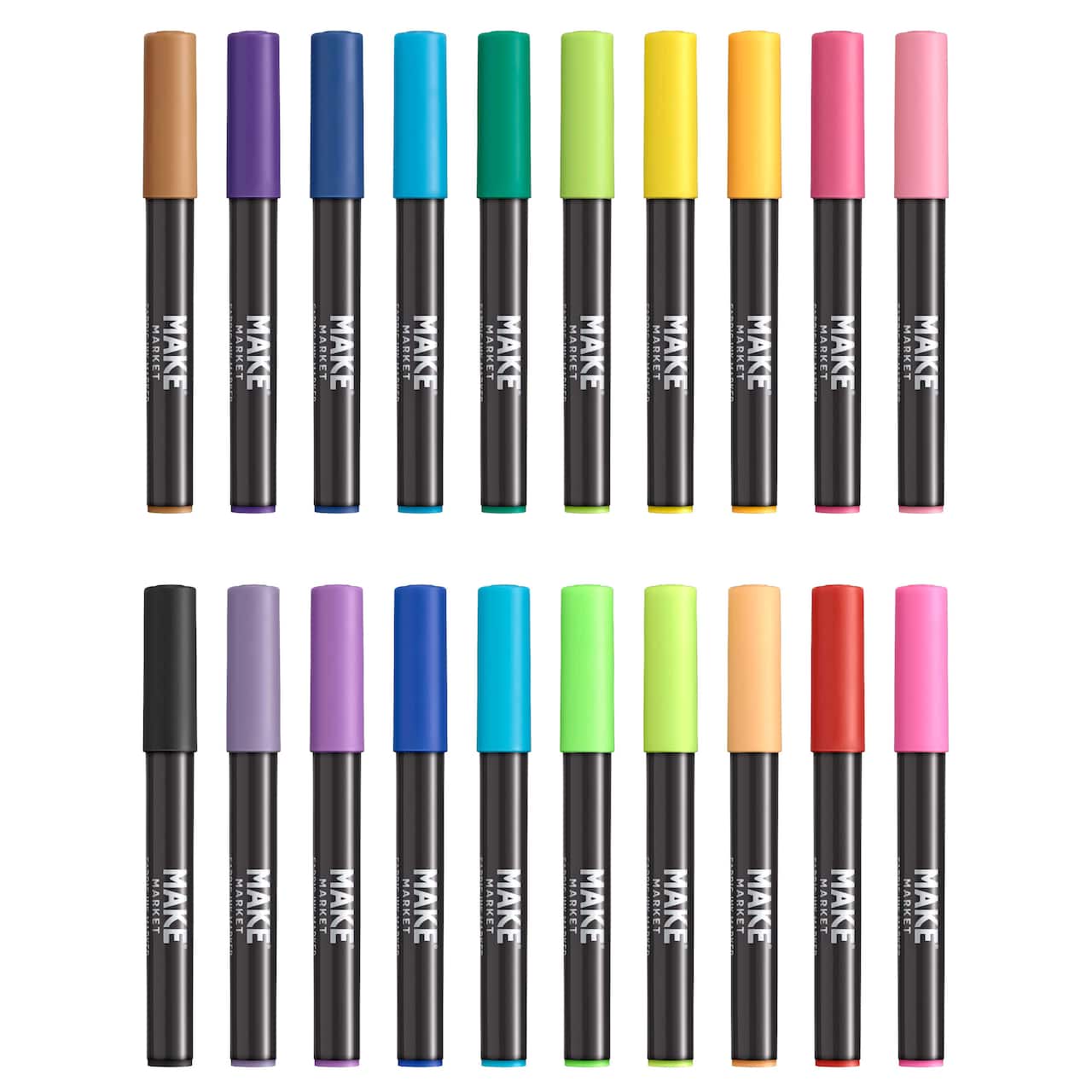 Marqueurs d'encre pour tissu à pointe ogive de Make Market